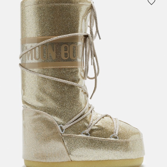 NEW moon boot icon glitter gold - Picture 3 of 8